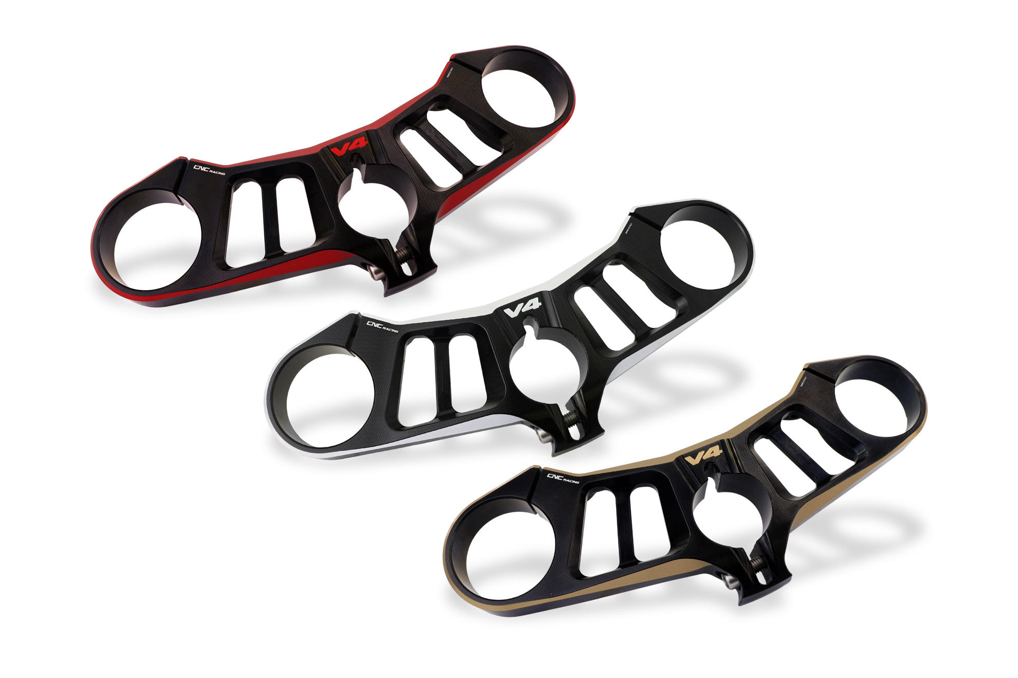 CNC Racing BI-COLOR Upper Triple Clamp Kit for Ducati Panigale V4 / S / R / Speciale (18-24) CNC Racing BI-COLOR Upper Triple Clamp Kit for Ducati Panigale V4 / S / R / Speciale (18-24)
